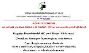 Corso di aggiornamento professionale per la promozione della lettura e della letteratura per ragazzi