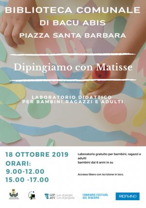 Carbonia: Dipingiamo con Matisse e la tecnica del cut out 